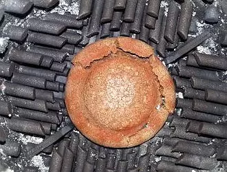 przegląd pieca De Dietrich - 10-cioletni aluminiowy wymiennik w dobrym stanie