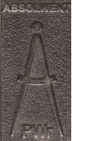 absolwent PWr tabliczka